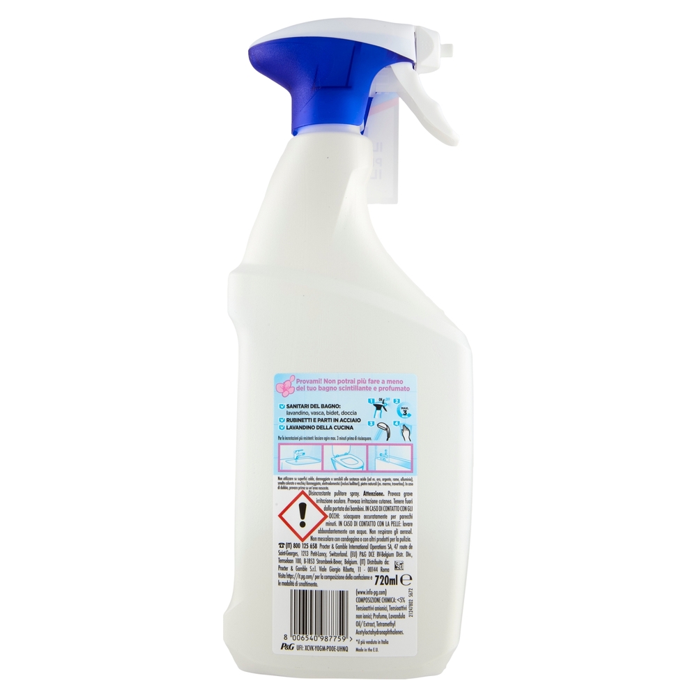 Viakal Detersivo Anticalcare Bagno e Cucina Fresco Profumo Spray 720 ml